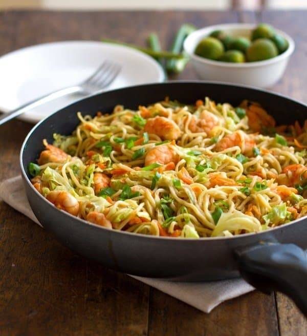 Vegetable Pancit Canton Stir Fry