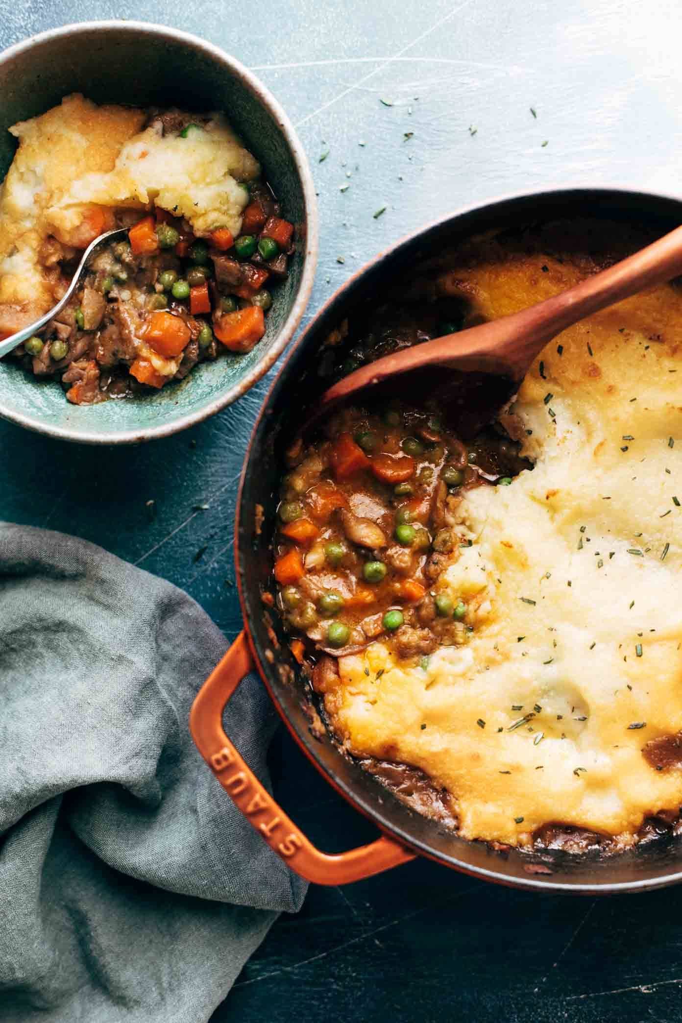 Vegetarian Shepherd’s Pie with Lentils and Roasted Root Vegetables