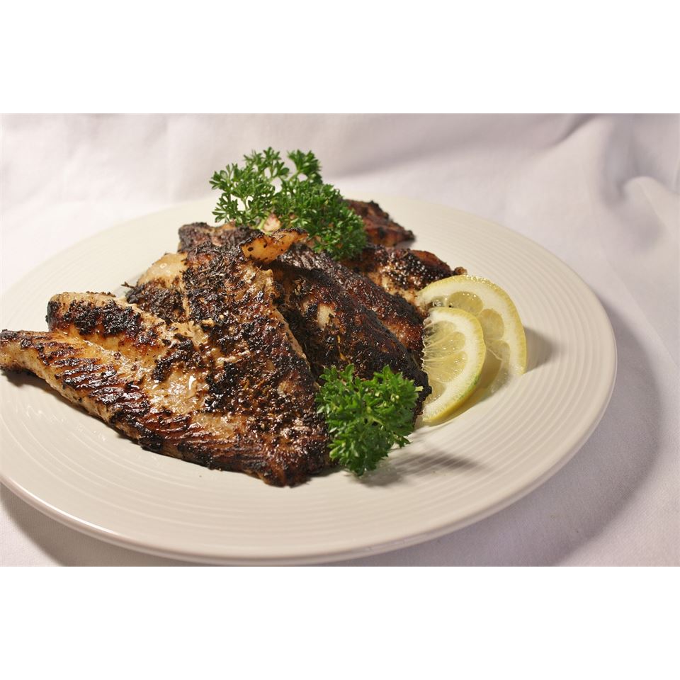 Bayou-Style Blackened Catfish with Cajun Remoulade