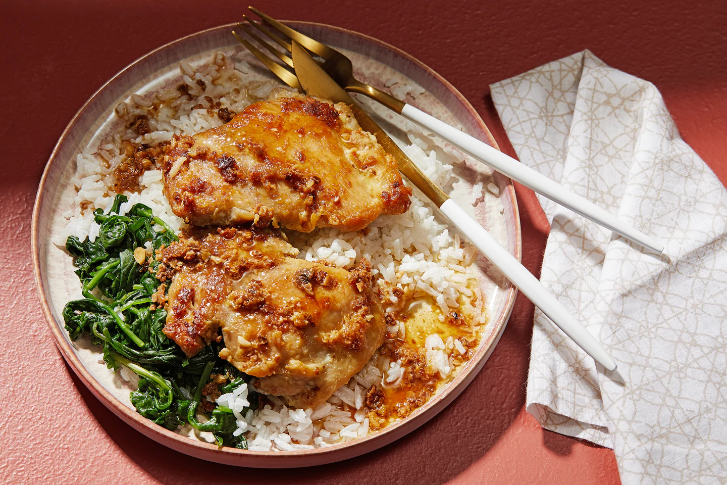 Mango-Ginger Glazed Chicken Thighs