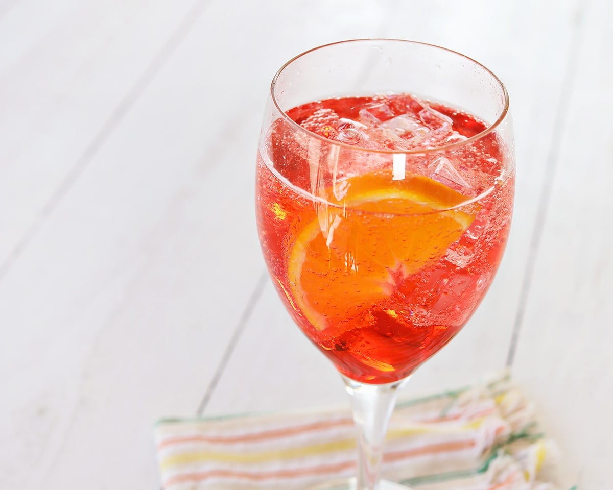 Campari and Citrus Bitter Spritz
