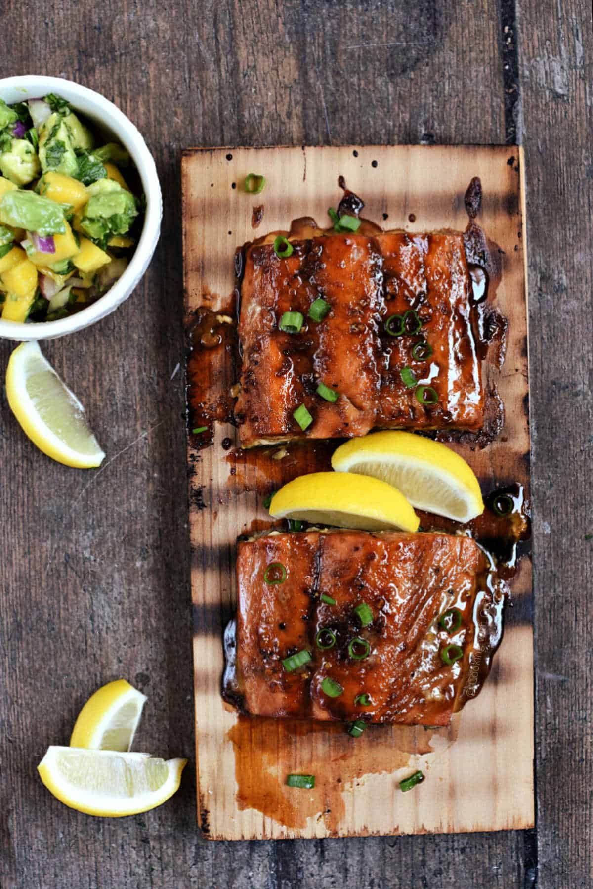 Smoked Cedar-Planked Lake Cisco with Maple Glaze