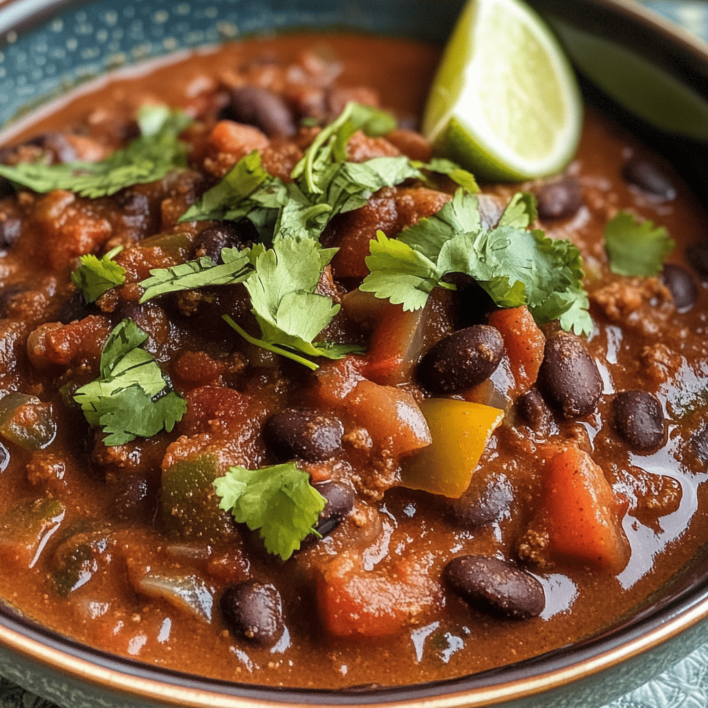 One-Pot Beef Chili with Smoky Chipotle and Black Beans
