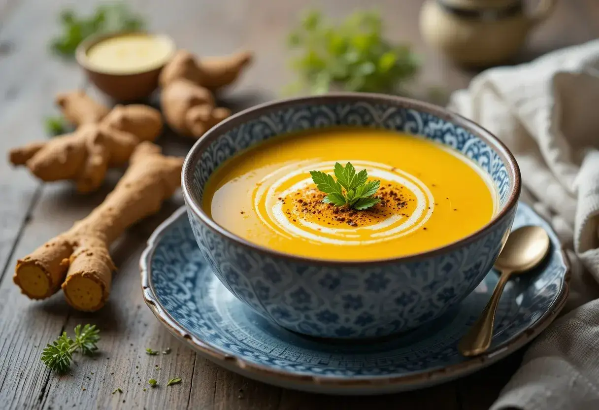 Ginger-Turmeric Immune Boosting Broth