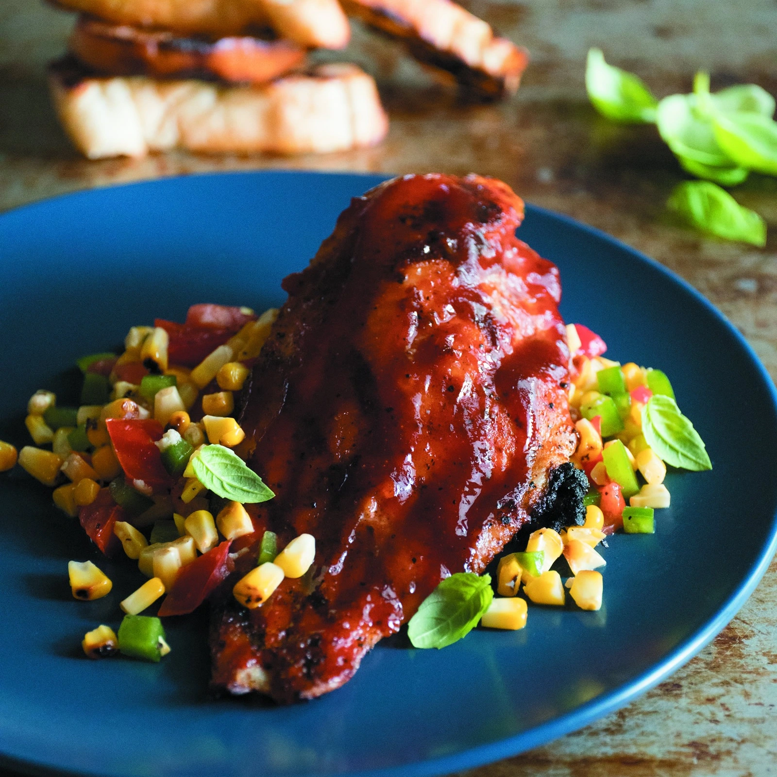 Grilled Cajun-Spiced Catfish with Southern Corn Relish