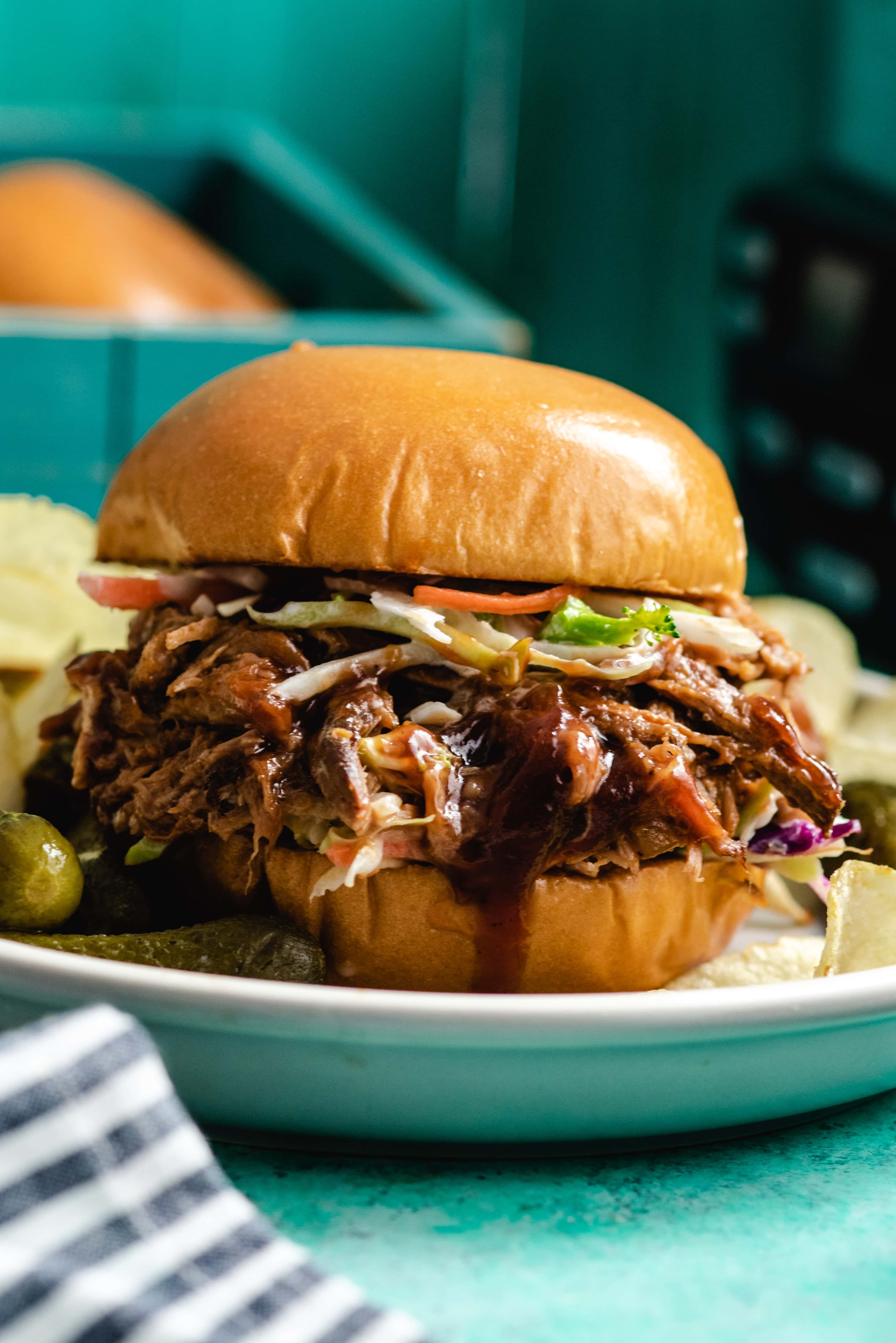 Slow Cooker Kansas-Style BBQ Pulled Pork