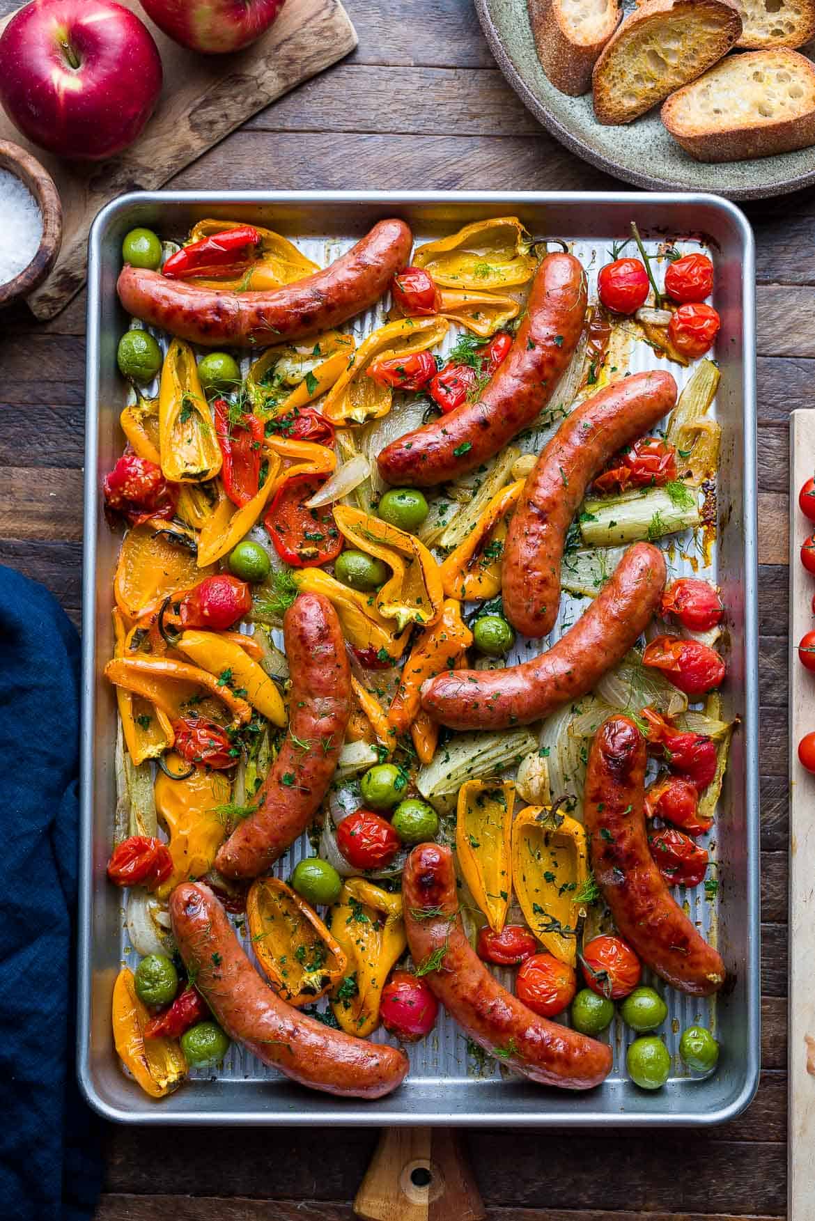Italian Sausage and Fennel Sheet Pan Dinner