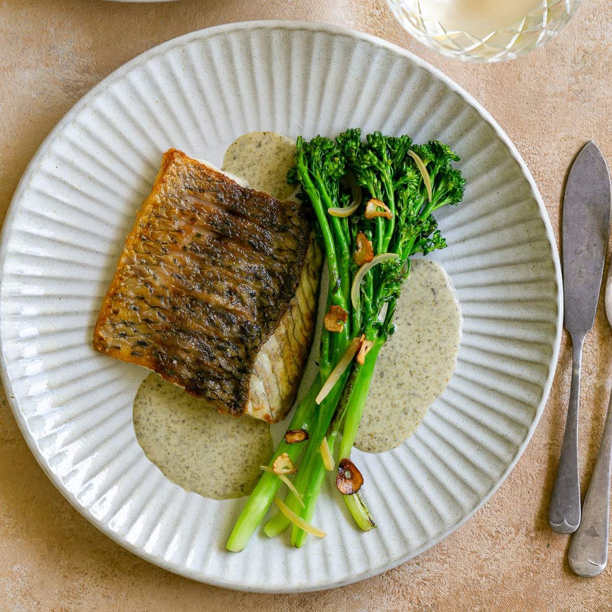 Pan-Fried Barramundi with Lemon Myrtle Butter and Roasted Veggies