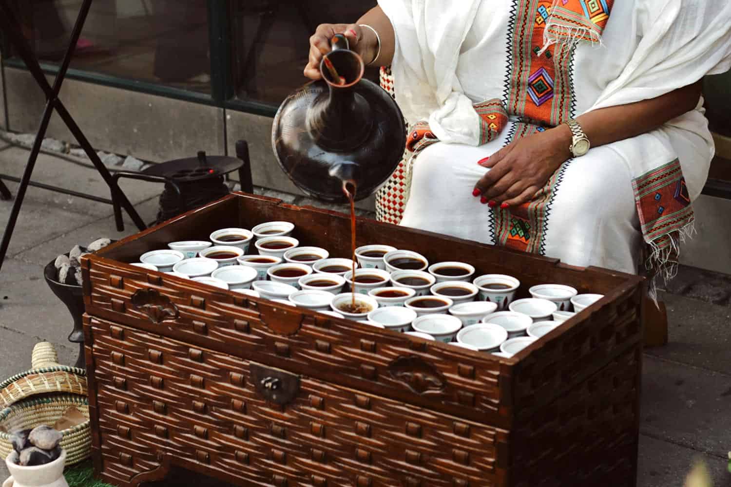 Coffee Ceremony Brewed Ethiopian Spiced Coffee