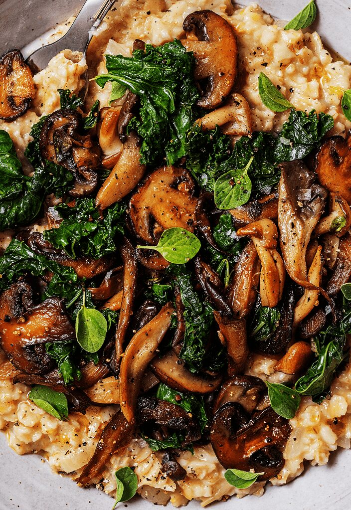 Savory Herb & Mushroom Oatmeal