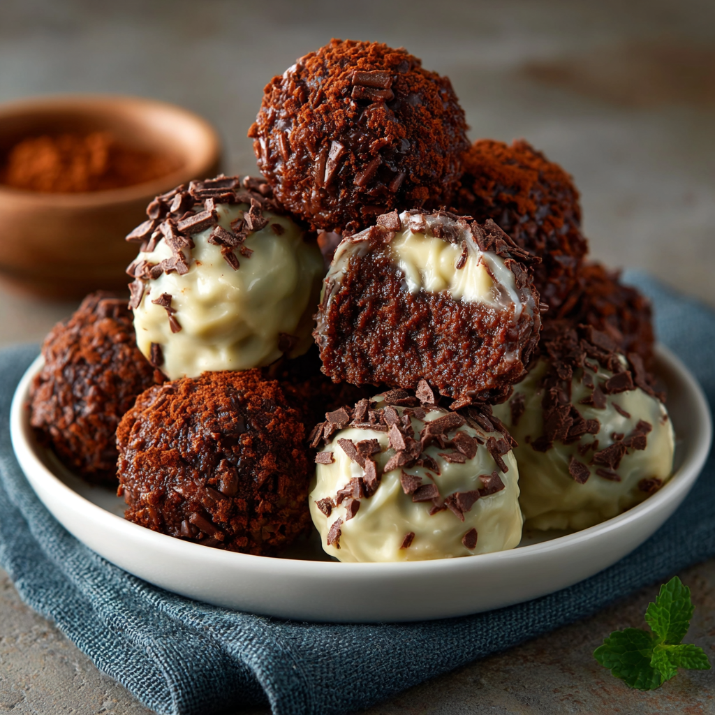 Coconut and Guava Brigadeiro Truffles