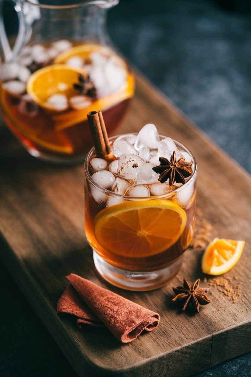 Citrus-Spiced Rum Punch with Fresh Herbs