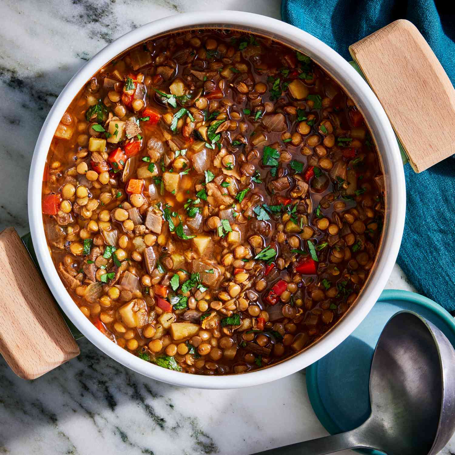 Subterranean Mushroom and Lentil Stew with Smoked Paprika
