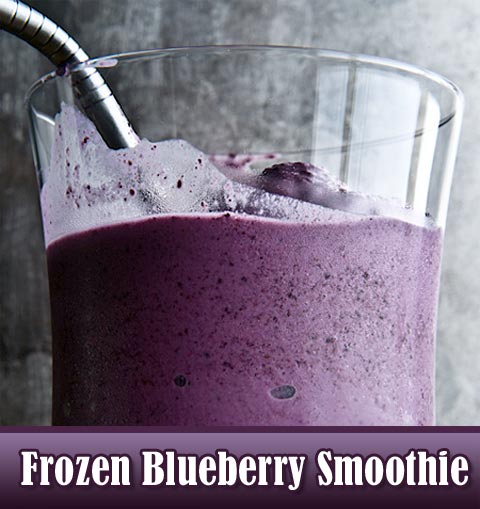 Frozen-Inspired Icy Blueberry Snow Smoothie