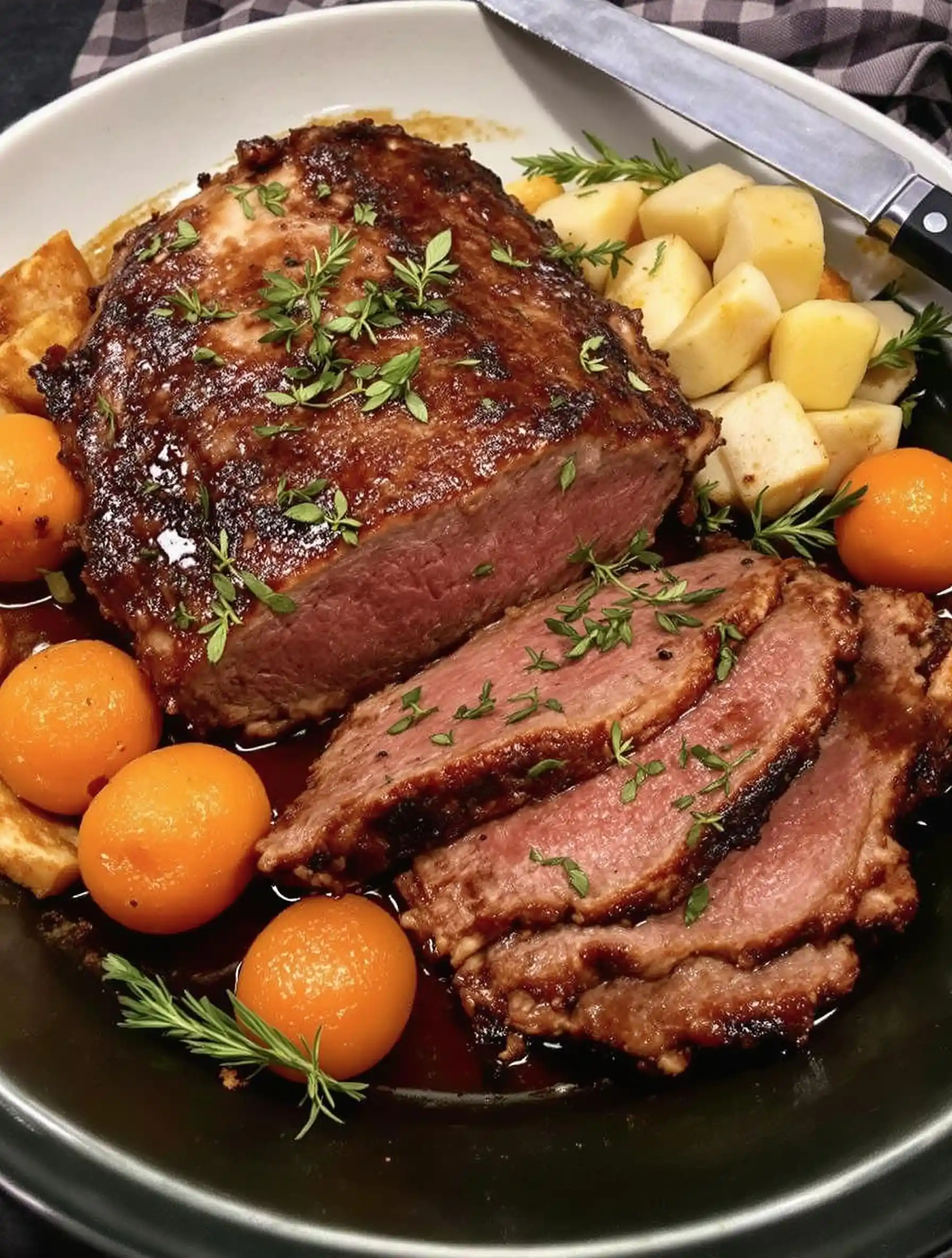 Kristoff’s Mountain Herb-Roasted Venison