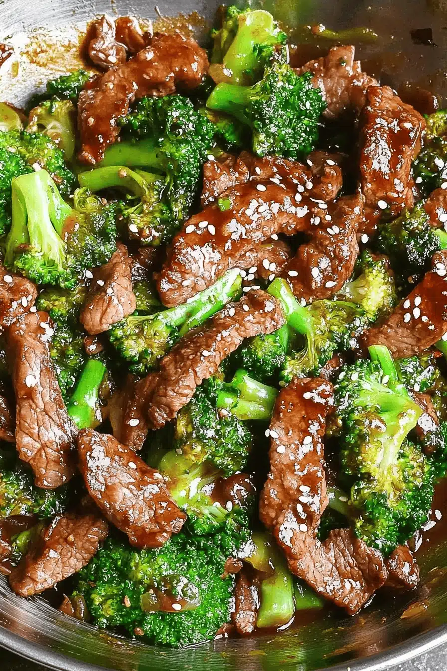 Garlic Soy Beef Stir-Fry with Broccoli