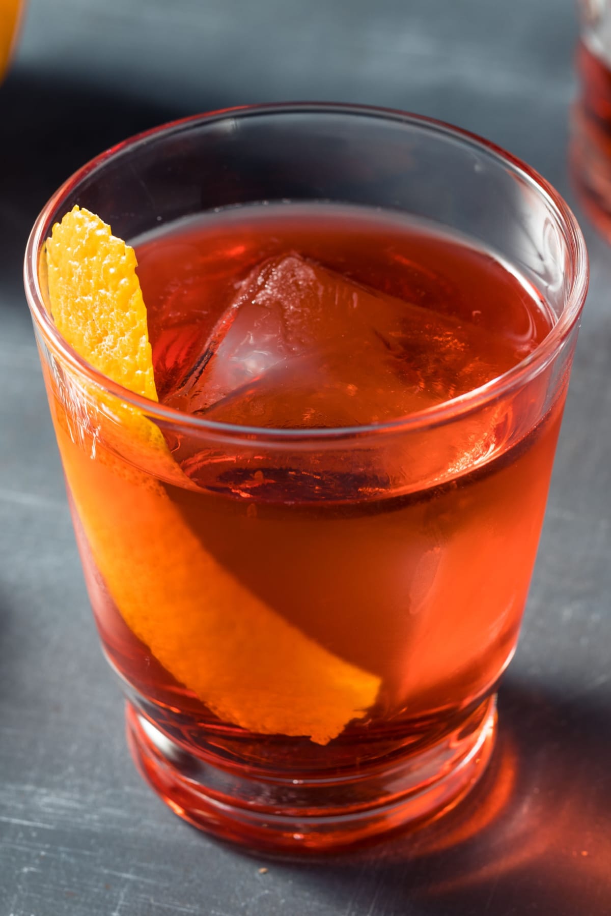 Negroni with Smoked Orange Bitters