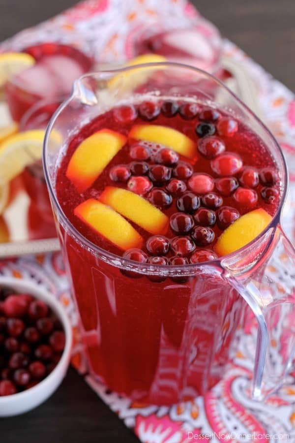 Sparkling Citrus and Berry Non-Alcoholic Party Punch
