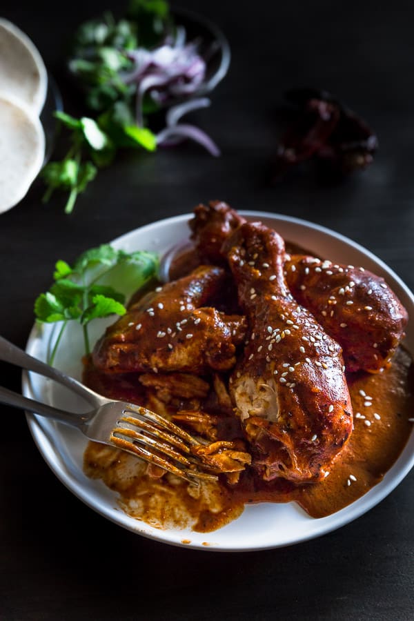 Pan-Seared Chicken with Spiced Chocolate Mole Sauce