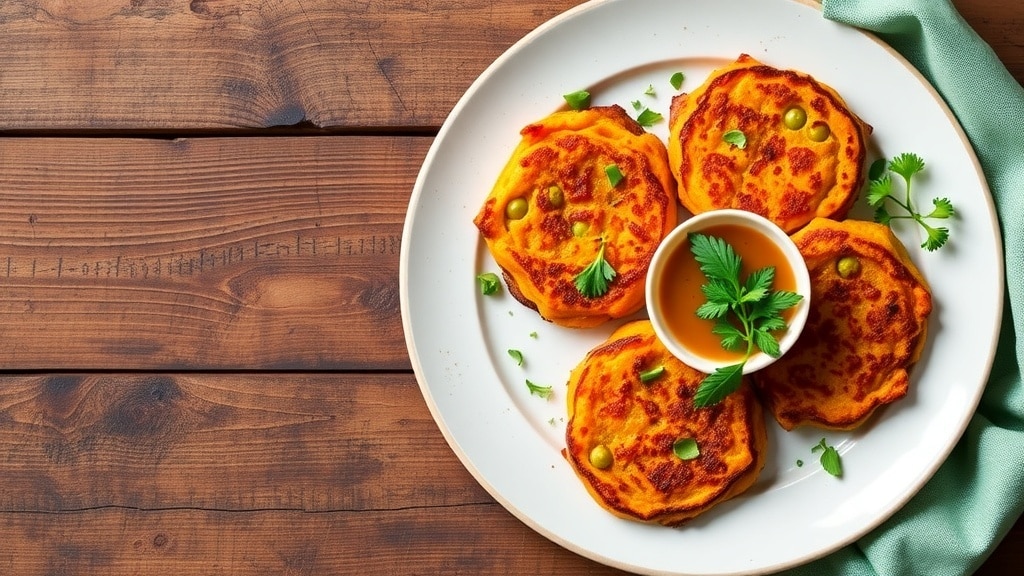 Sweet Potato and Pea Damper with Bush Tomato Butter