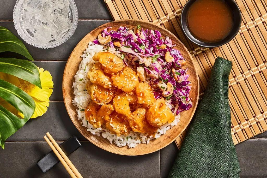 Tiki-Inspired Coconut Shrimp with Pineapple Slaw