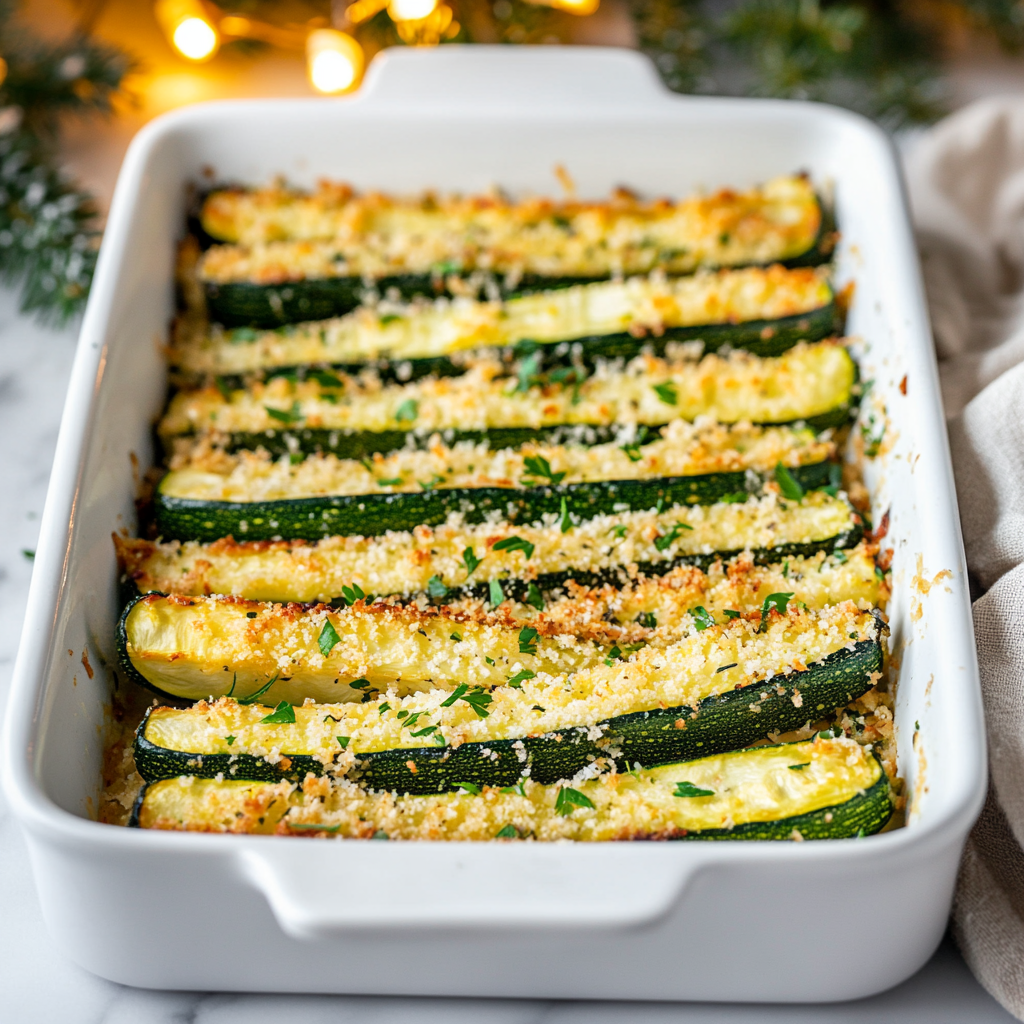 Baked Italian-Style Zucchini Parmesan