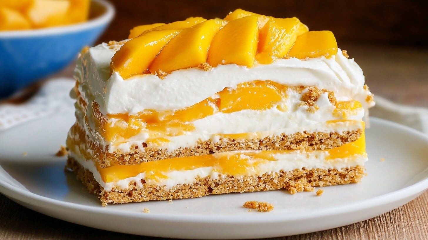 Mango Float No-Bake Layered Dessert
