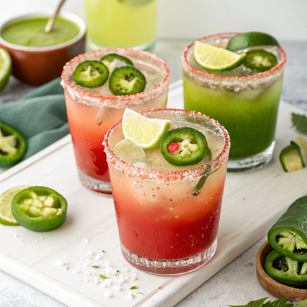 Spicy Jalapeño-Infused Margarita with Fresh Lime and Cointreau