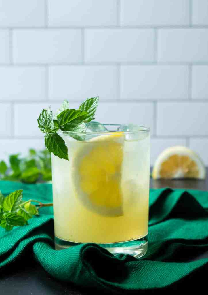 Herb-Infused Gin and Citrus Cocktail