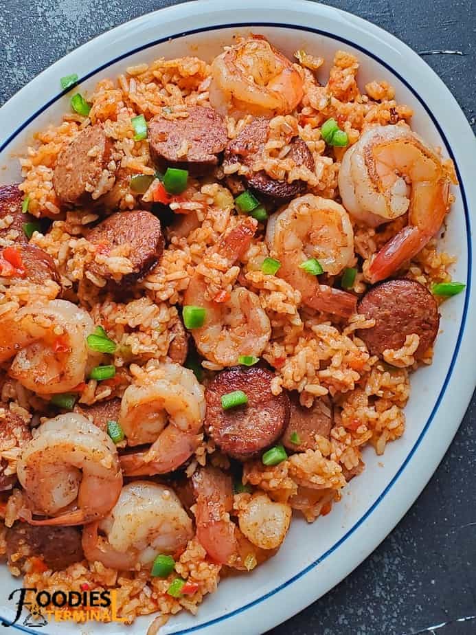 One-Pot Cajun Shrimp and Andouille Sausage Jambalaya