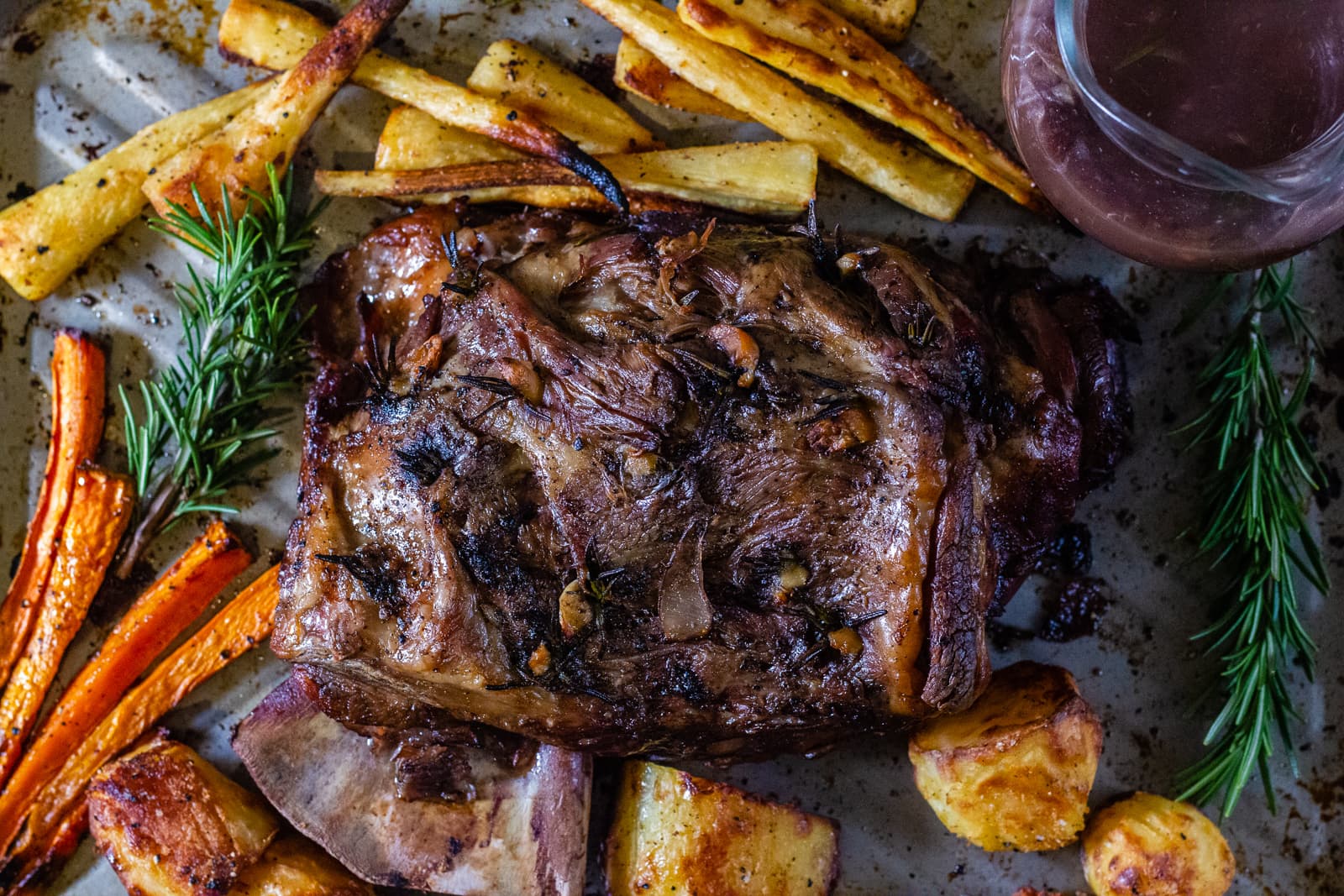Lamb Shoulder Slow-Cooked with Tasmanian Pepperberry and Bush Tomato