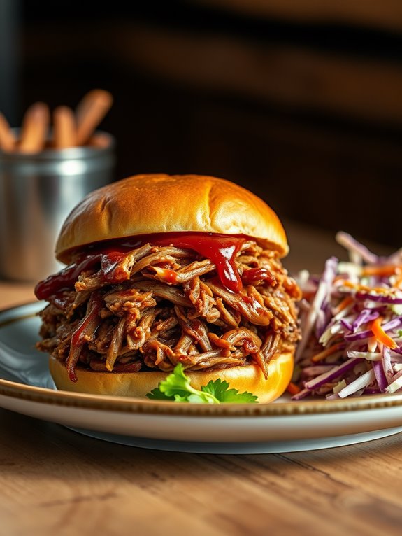 Smoked Chipotle Pulled Pork Sandwiches