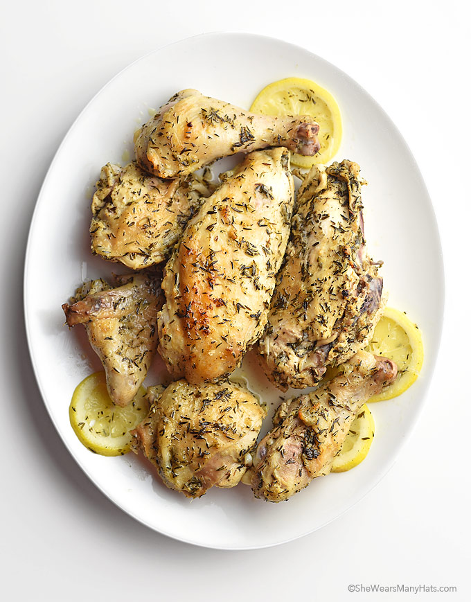 Sautéed Chicken with Roasted Garlic and Lemon Thyme