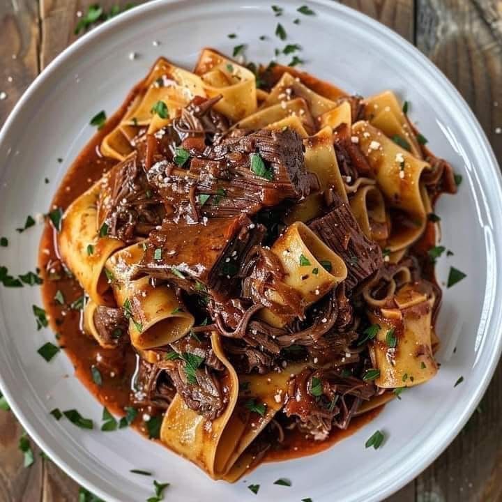Braised Short Rib Ragu with Pappardelle