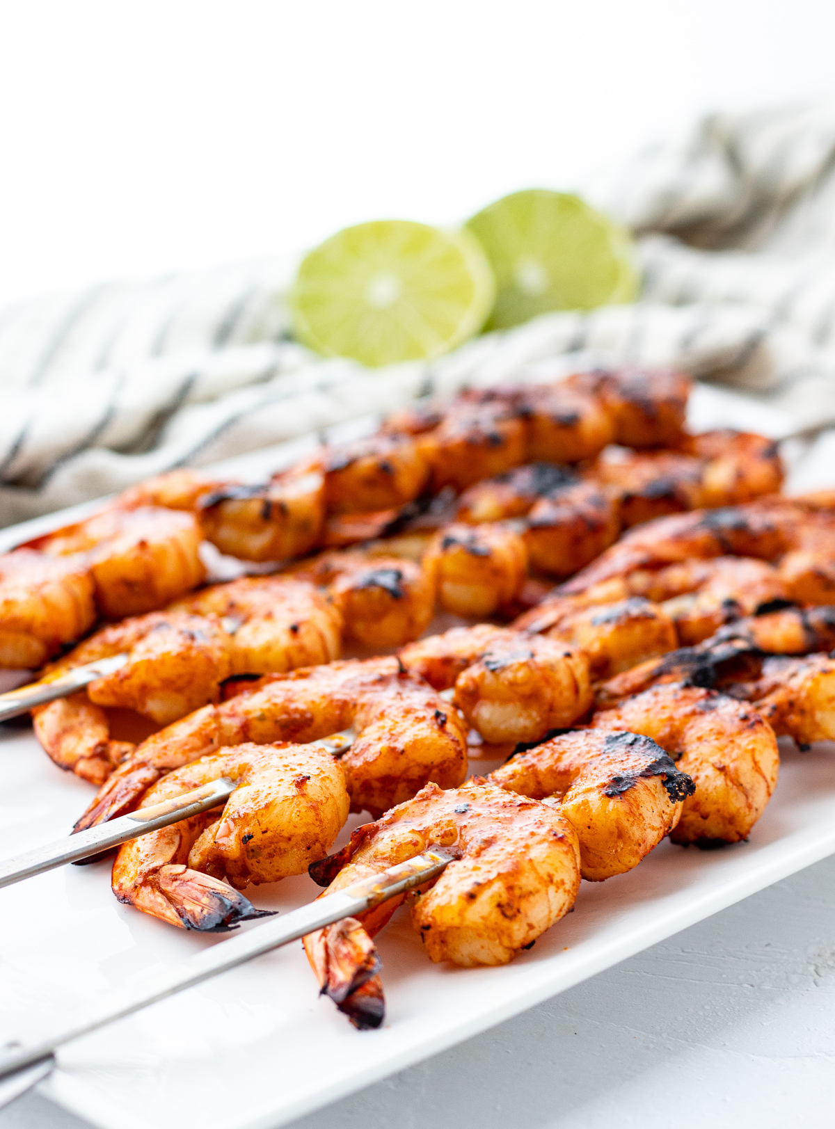Chili-Lime Grilled Shrimp Skewers with Garlic Butter