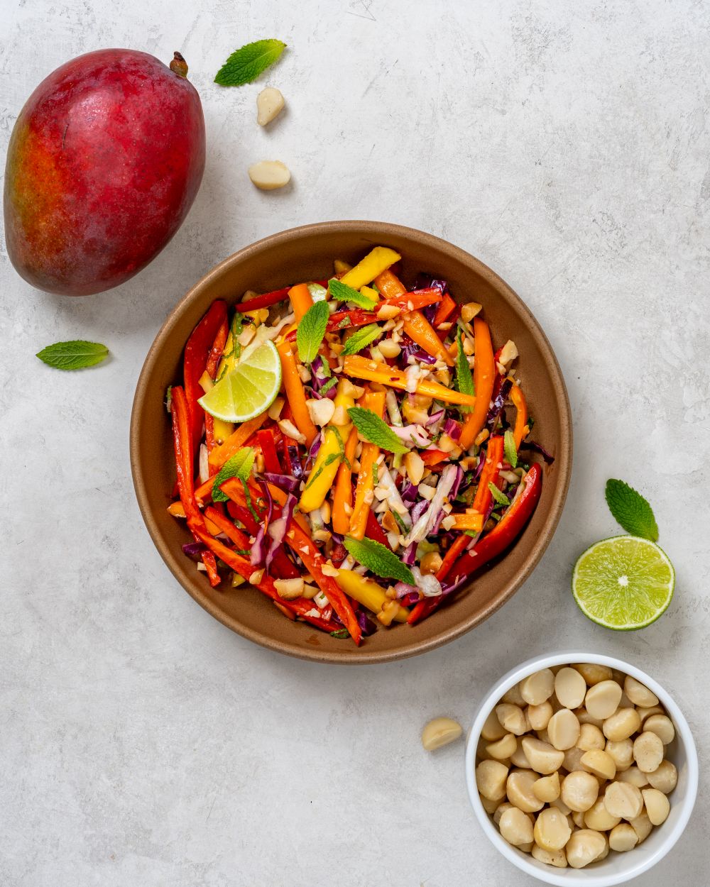 Tropical Australian Mango and Macadamia Nut Salad