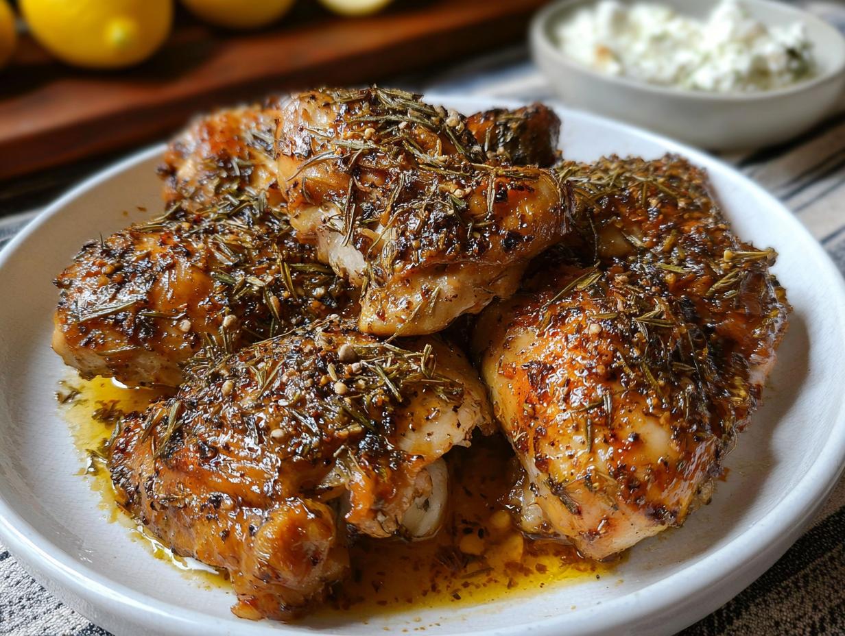 Oven-Roasted Lemon Oregano Greek Chicken