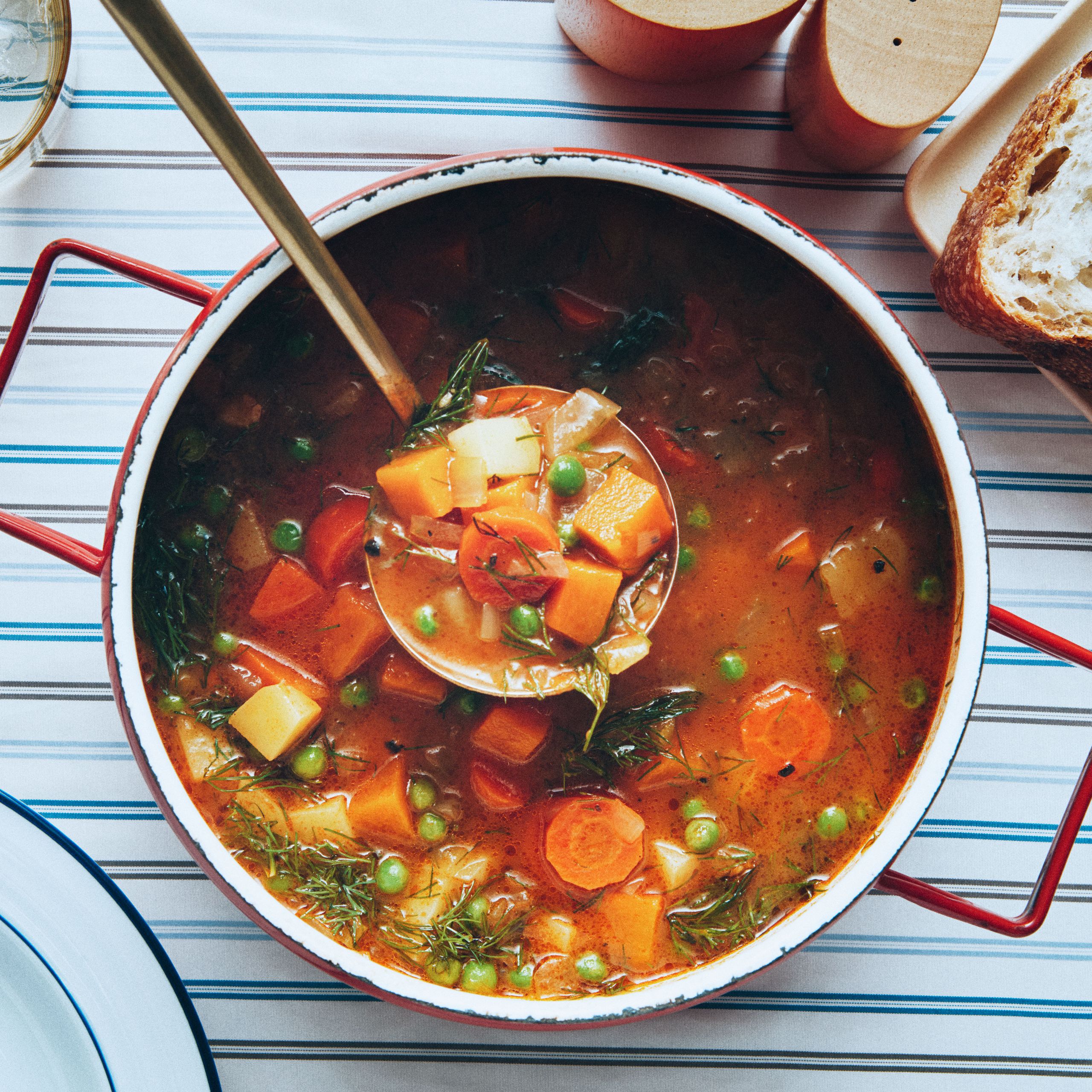 Arendelle-Inspired Winter Vegetable Soup
