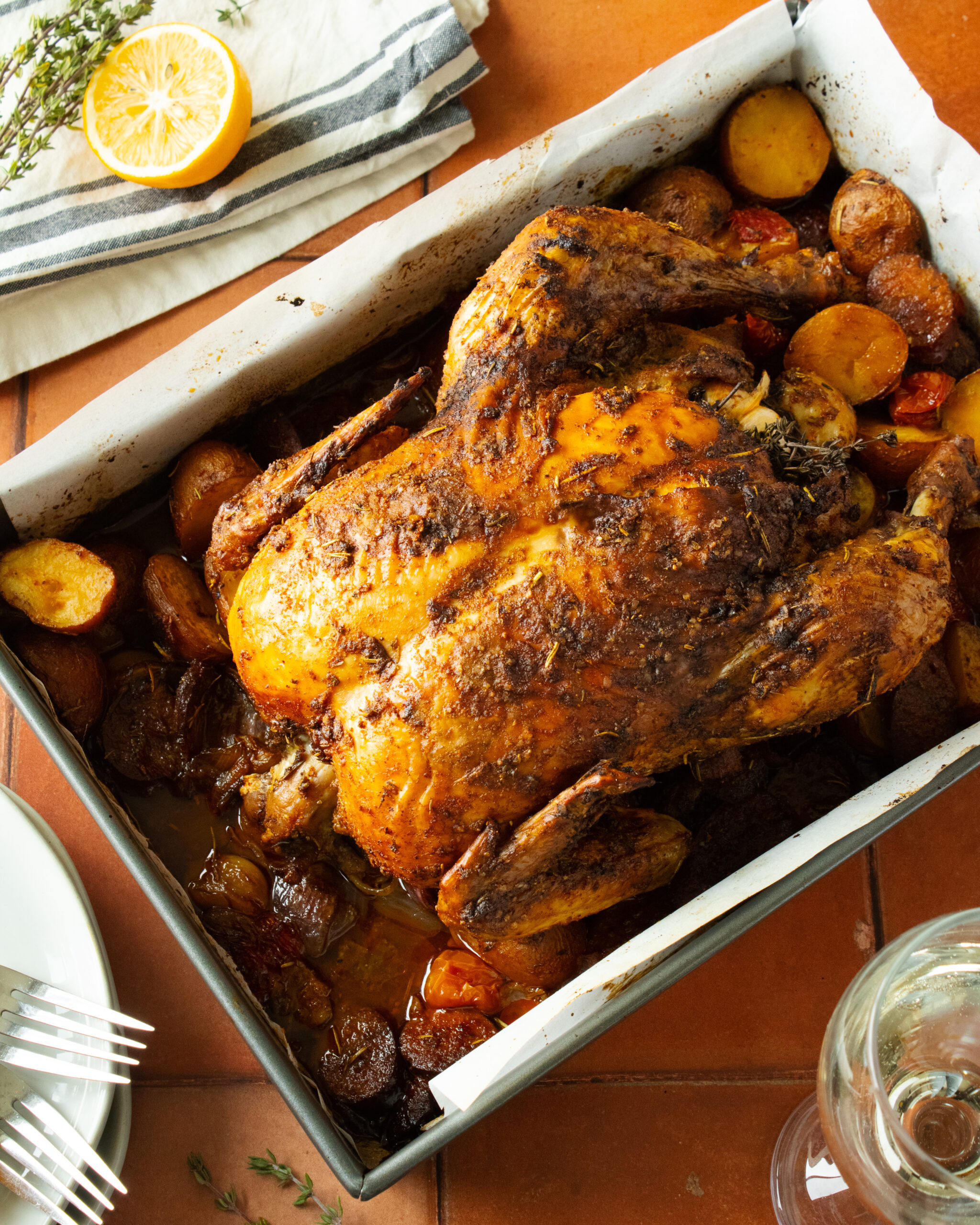 Theatrical Jazz-Spiced Roasted Chicken with Smoky Paprika