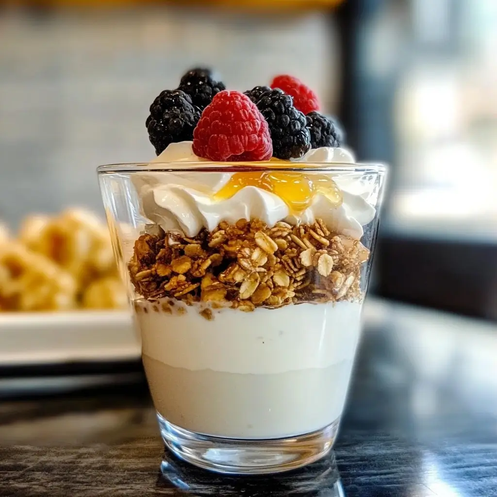 Honey-Yogurt Baklava Parfait with Toasted Nuts