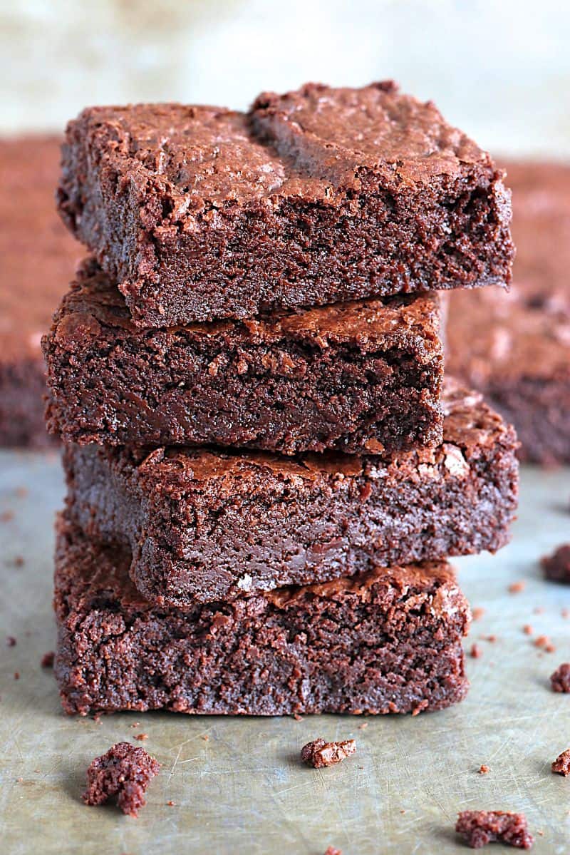 One-Bowl Chocolate Fudge Brownies