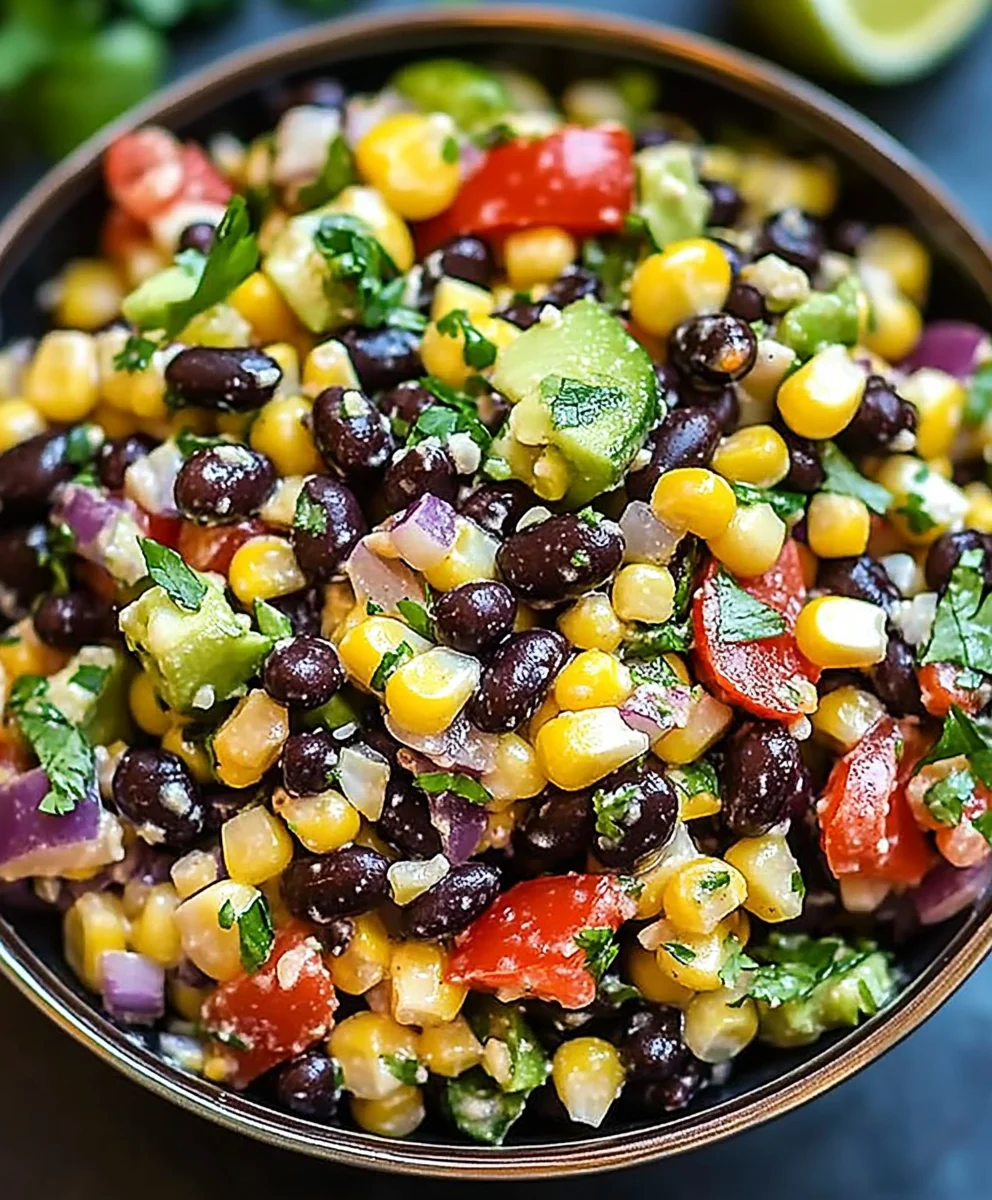Bicycle-Friendly Black Bean and Corn Salad