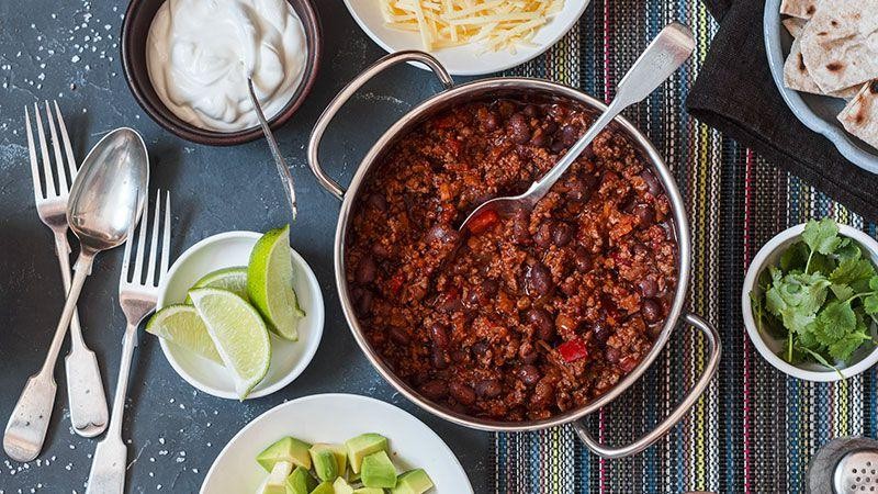 Spiced Whiskey-Infused Beef Chili