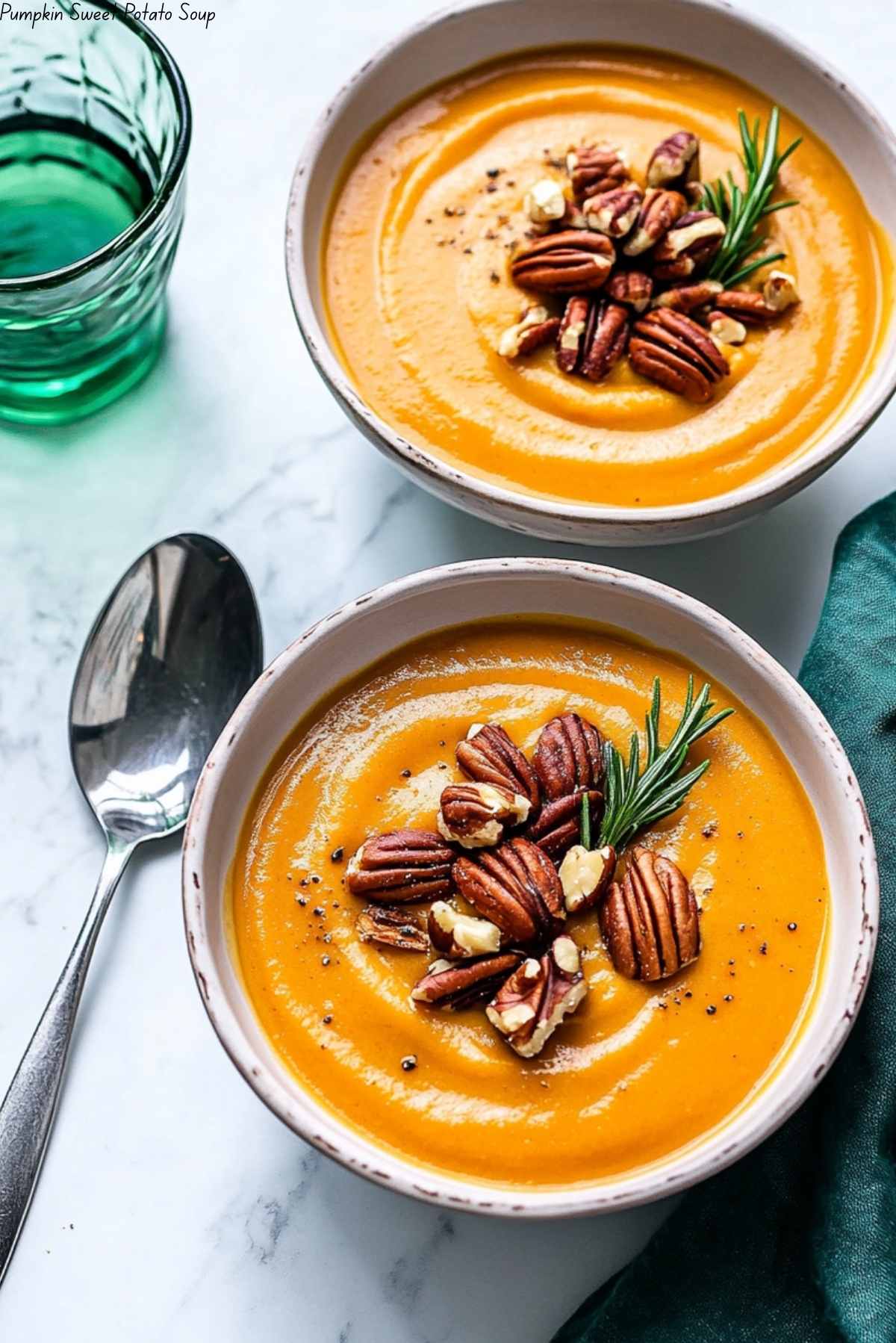 Eucalyptus-Scented Pumpkin and Sweet Potato Soup