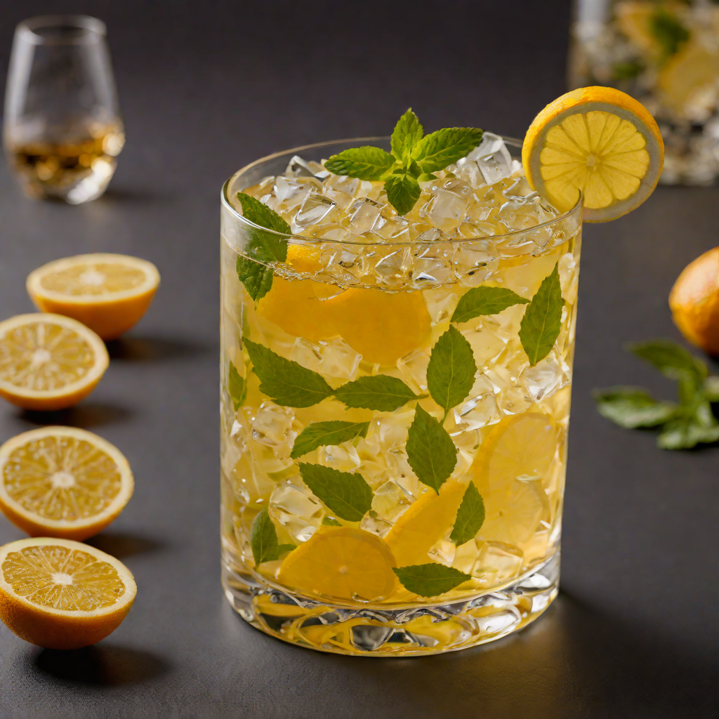 Citrus-Infused Jasmine Green Tea Cooler