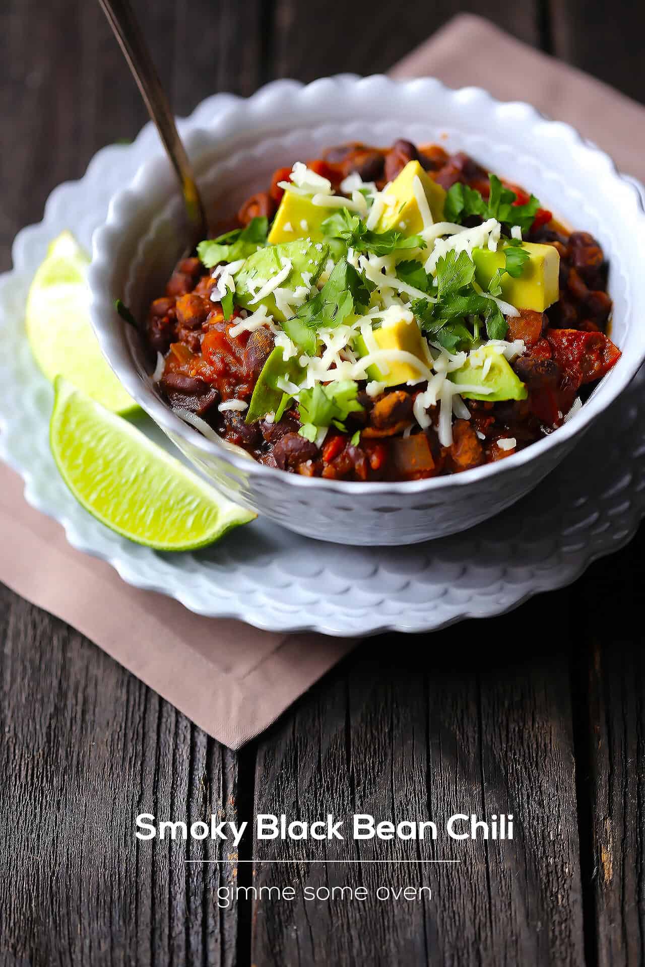 Campfire Vegetable and Black Bean Chili with Smoky Heat