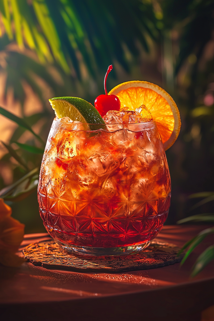Sweet and Spicy Tiki-Inspired Rum Punch