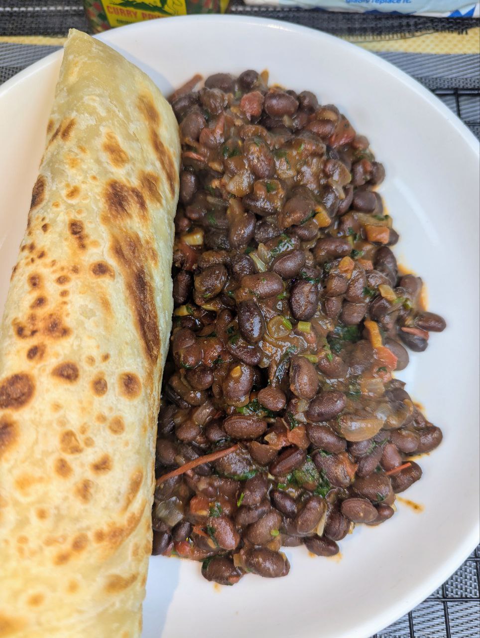 Njahi Black Bean and Tomato Stew with Toasted Spices