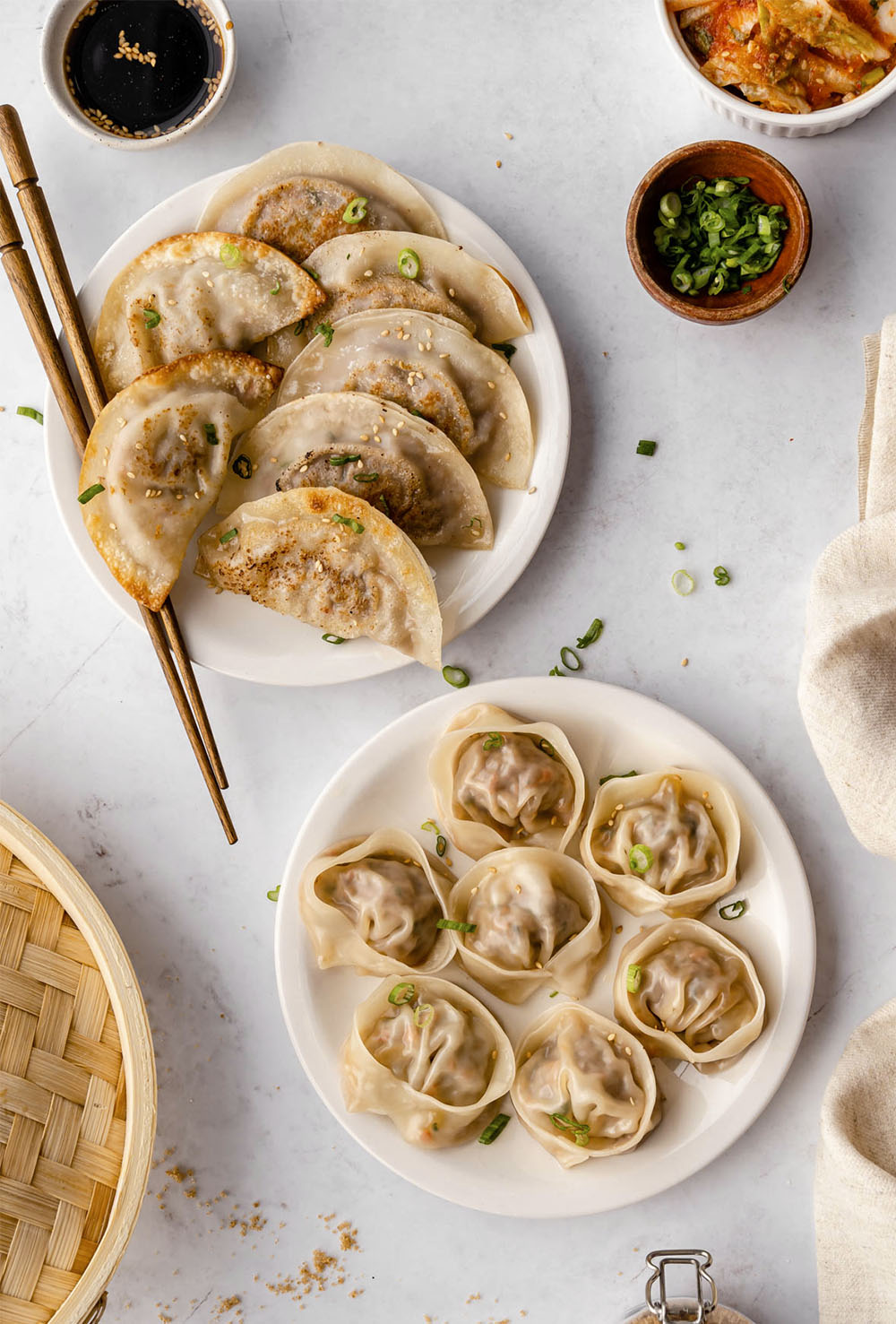 Street-Style Soy Beef with Quick Dumplings