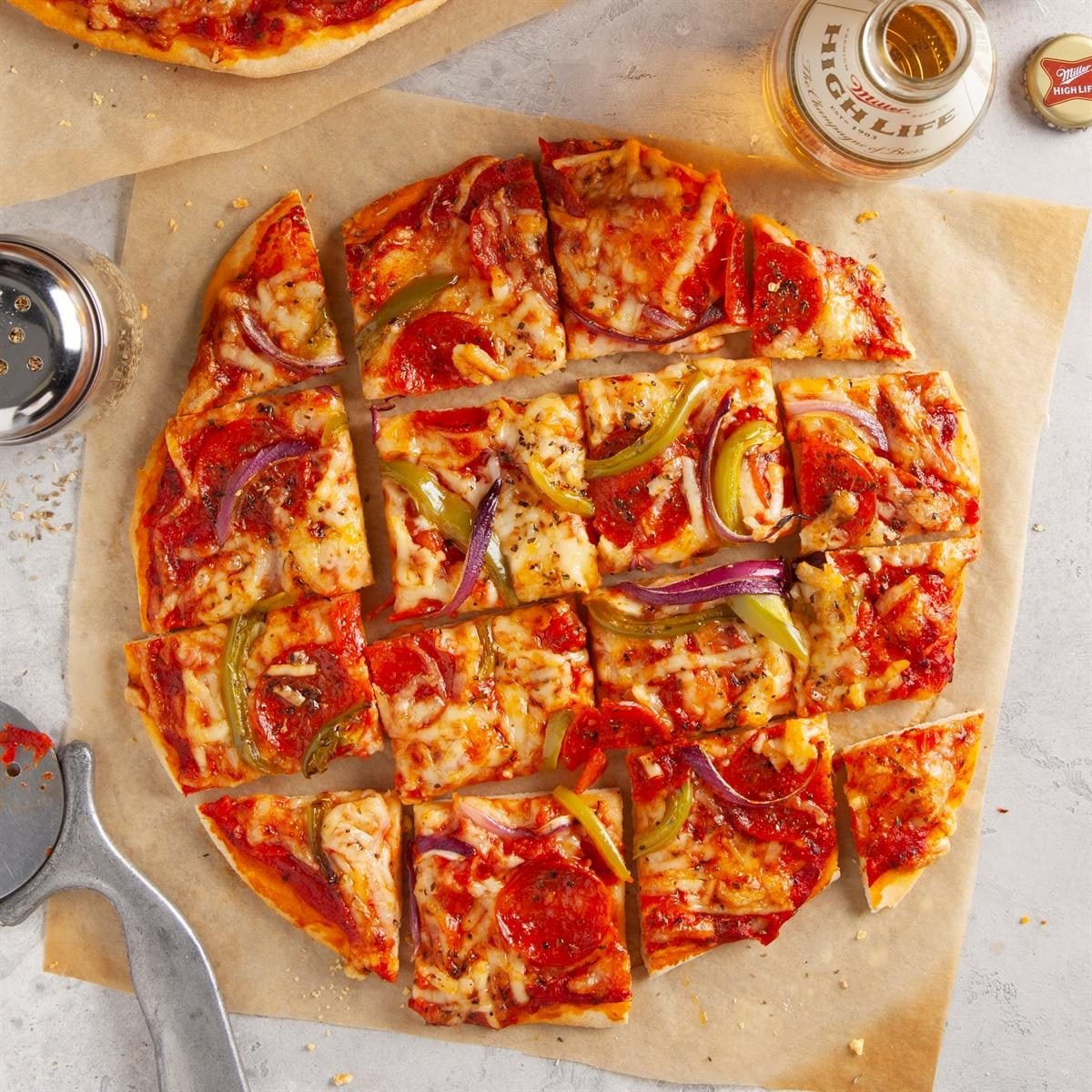 St. Louis-Style Thin Crust Pizza with Provel Cheese